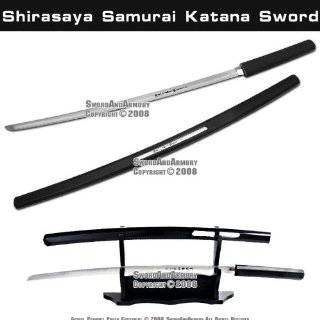 Shirasaya Samurai Katana Sword O Ren W/Inscription New
