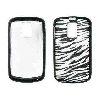 Zebra Stripes Design Silicone Gel Skin Cover Case for Samsung Jack 