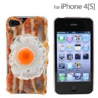 iMeshi Japanese Food iPhone 4S Cover (Sunny Sideup w/ Bacon)