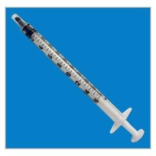 Syringe 1cc Luer Slip Tip Sterile (Pack of 10)  Industrial 