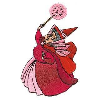 Sleeping Beauty Fairy Godmother Flora Embroidered Iron on Disney Movie 