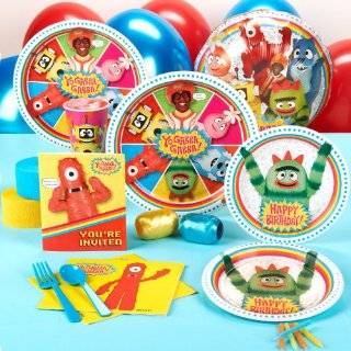  Yo Gabba Gabba 2nd Birthday Deluxe Party Pack for 8 Toys 