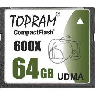 TOPRAM 64GB 64G CF CompactFlash Card 600X Extreme Speed   Fast UDMA 6 