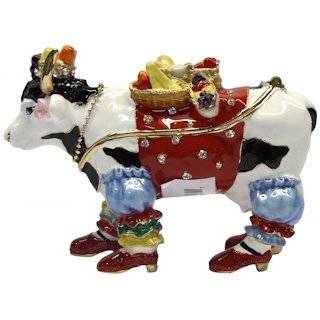 Cows on Parade Tropicowl Jeweled Cow Box
