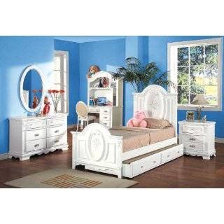   New 4pcs Youth Kid Full Girl Bedroom Set, #A1657T Furniture & Decor