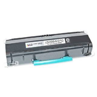   Black Laser Toner Cartridge for Lexmark X264H11G (X264, X363