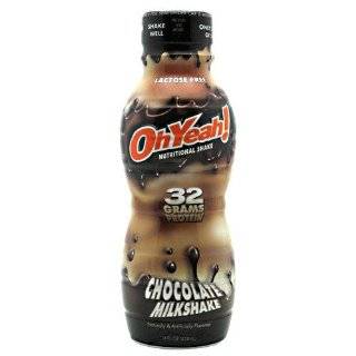 ISS OhYeah Nutritional Shake Chocolate Milkshake, 12 Pack   14 Ounce 