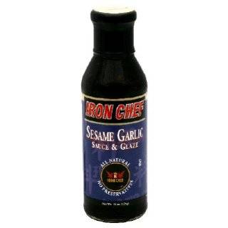 Iron Chef Sesame Garlic Sauce   4 BOTTLES  Grocery 
