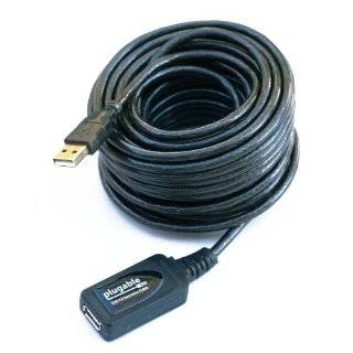 Plugable 10 Meter (32 Foot) USB 2.0 Active Extension Cable Type A Male 