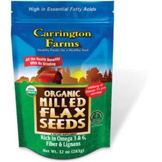 Carrington Farms Organic Ground Milled Flax Seed, 12 Count Easy Serve 