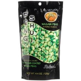 Roland Feng Shui Wasabi Peas, 4.4 Ounce Bags (Pack of 12)
