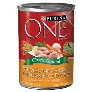 Purina One Healthy Weight Wholesome Entree Dog Food, 13 Ounce Cans 