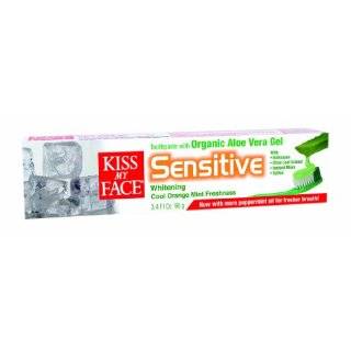  Kiss My Face Sensitive Toothpaste with Aloe Vera 3.4 oz 
