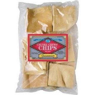  Chunky Chews® 4x4 Glucosamine Natural Rawhide Chips for 