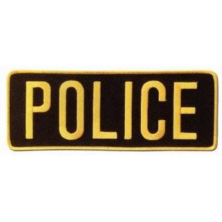 POLICE Officer Large Uniform BACK PATCH Badge Emblem Insignia 11 x 4 
