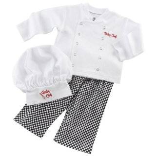 Baby Aspen Big Dreamzzz Baby Chef Layette Set with Gift Box, White 