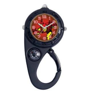    MA0305 D83 Marvel Human Torch Adventure Black Clip Watch Watches