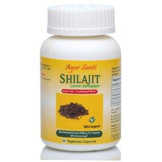 Shilajit Standardized Extract 600mg per capsule 60 Veggie Capsules