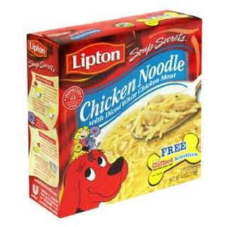 Lipton Soup Secrets, Chicken Noodle With Diced White Chicken Meat, 2 