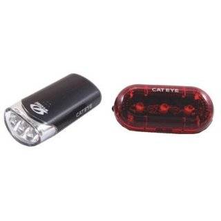 Cateye EL 135 and TL LD130R Bicycle Headlight and Tail Light 
