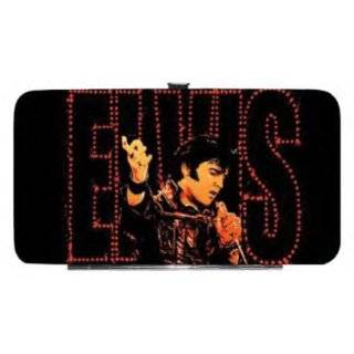 Elvis Metallic Flat Wallet   Gold Elvis Metallic Flat Wallet