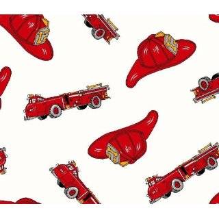 SheetWorld Crib / Toddler Sheet   Fire Engines   Made In USA