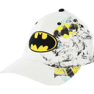   Cap   Batman   DC Comic Logo Black White (Hat) 