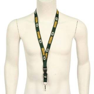 Green Bay Packers Removable Key Chain / Lanyard Combo Set   Green