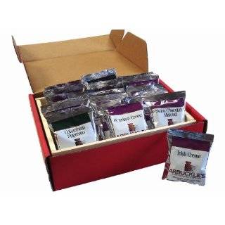 Arbuckles Pastry Shoppe flavor sampler of 30 count single pot coffee 