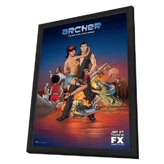 Archer (TV) 27 x 40 TV Poster   Style A   in Deluxe Wood Frame
