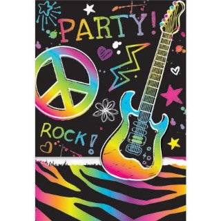  Girls Rock Party Invitations (8 pc) Toys & Games