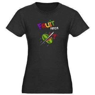Fruit Ninja   Womens Black Fitted T Shirt Cupsthermosreviewcomplete 