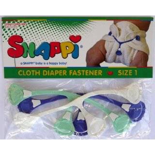 Snappi Cloth Diaper Fasteners   Pack of 3 (Mint color mix)