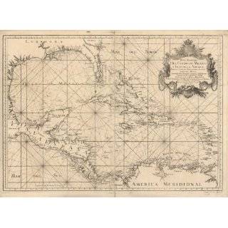  1792 map Nautical charts, North Atlantic Ocean