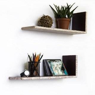   ] Square Leather Wall Shelf / Bookshelf / Floating Shelf (Set of 4