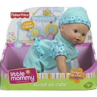  Little Mommy Real Loving Baby Scoot So Cute Doll   Purple 
