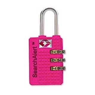 SearchAlert Premium TSA Approved HOT PINK Travel Luggage Combo Lock 