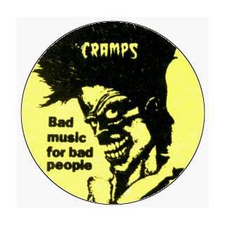 The Cramps   Bad Music For Bad People (Face)   1 1/4 Button / Pin