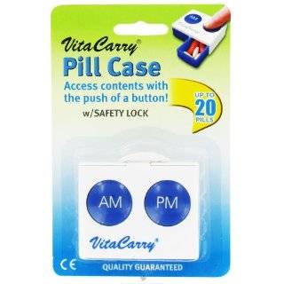  Vita Carry 7 Day Weekly Pill Case Box w/ Push Button 