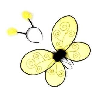 Creative Educations Bumble Bee Wings With Headband (One Size)