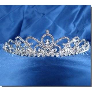  Bridal Wedding Tiara Crown With Crystal Drop 29956 Beauty