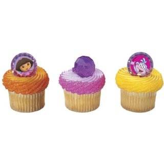   Toppers Rings Dora the Explorer Boots Gemstones Party Decorations