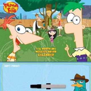  Mead Phineas and Ferb 2012 Wall Calendar