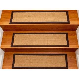 Casual Elegance 9 x 29 Sisal Carpet Stair Treads, Cotton Binding 