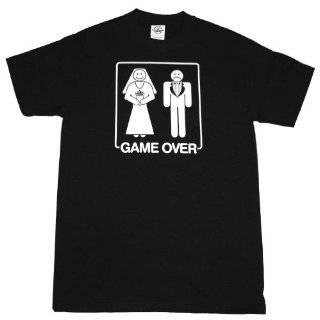 Game Over Funny Marriage T Shirt Tee