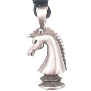  King Chess Piece Pewter Pendant Necklace Jewelry