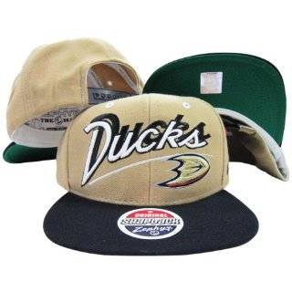  NHL Anaheim Ducks Reebok Snapback Hat (Grey/Black) Sports 