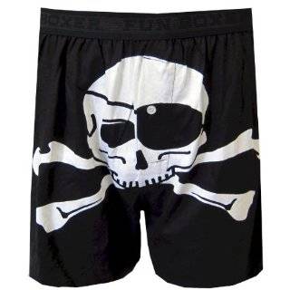  Black and White Skulls Boxer Shorts for men Clothing