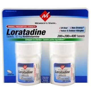 Members Mark   Loratadine 10 mg, 400 Tablets (Compare to Claritin)