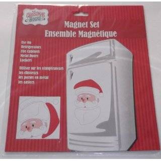   Magnet Set   Santa Claus   Indoor / Outdoor   Refrigerator, Car, Metal